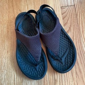 Croc sandals